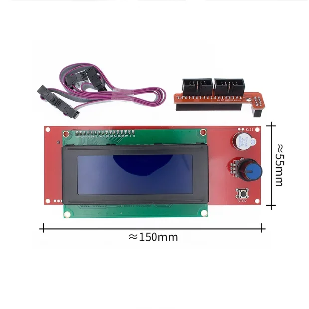 3D Printer Display 1.4 Motherboard Intelligent Controller LCD2004 LCD Control Module ware Module