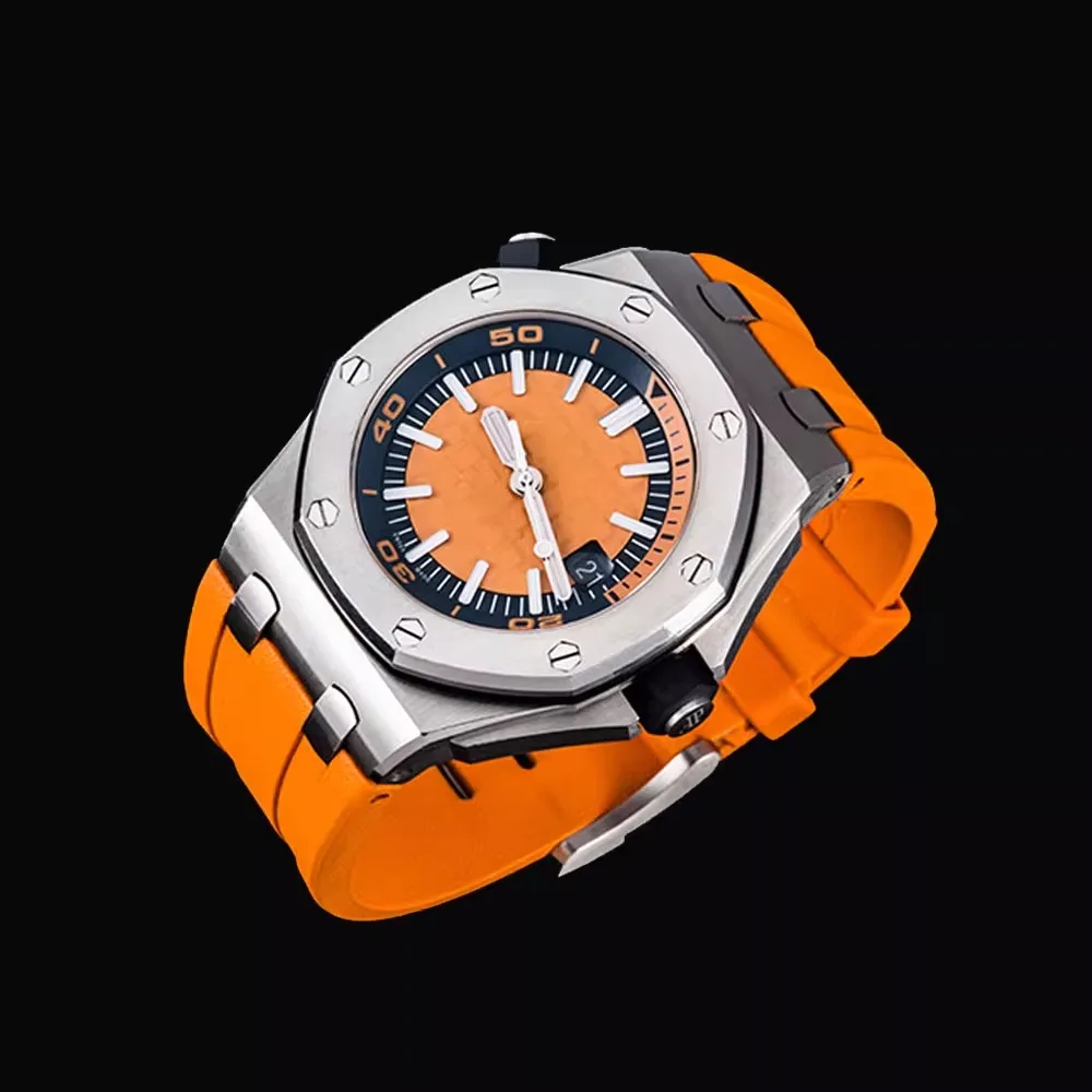 Adatto per cinturino in silicone AP Royal Oak Offshore Series 15710 15703 cinturino in gomma da 28 mm