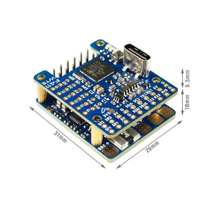 MATEK F411-WTE BMI270 Baro OSD Dual BEC 132A Current Senor 2-6S INAV Flight Controller for RC Airplane Fixed-Wing