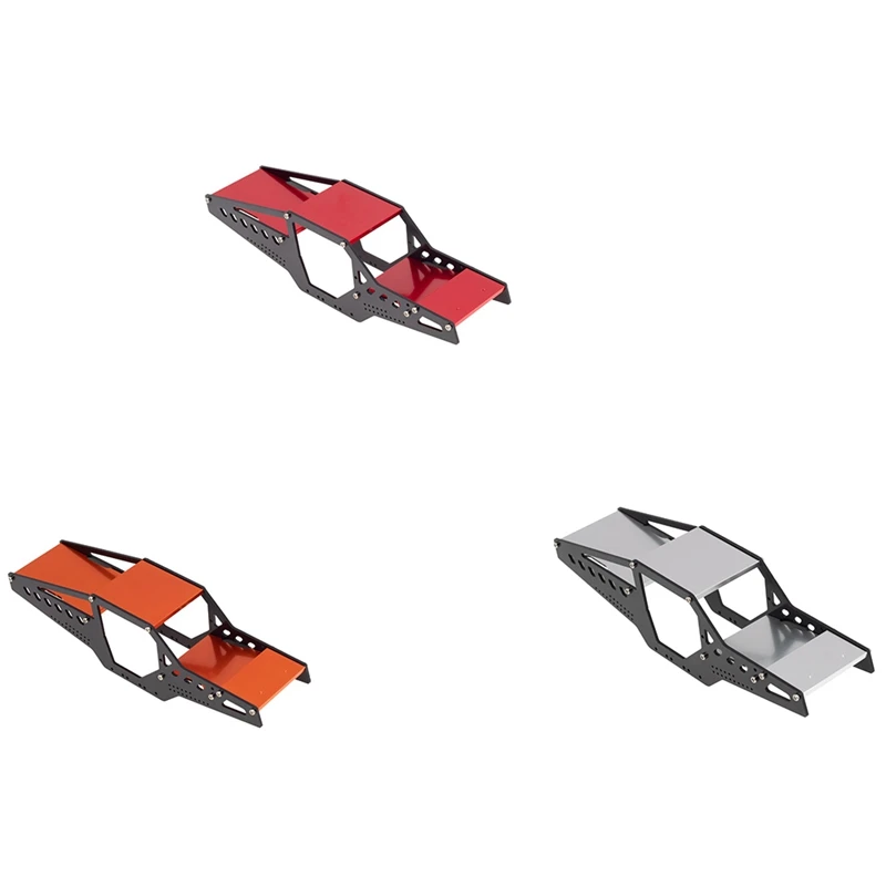 

Металлическая фоторамка, оболочка для корпуса каркаса для Axial SCX24 90081 AXI00001 1/24 RC Crawler Car, обновленные детали