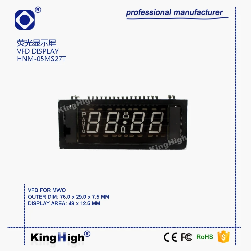 VFD Display Screen, LCD Screen, Glass Screen, Vfd29-0503na Hnm-05ms27t Oven Screen, High Temperature Resistant and Bright