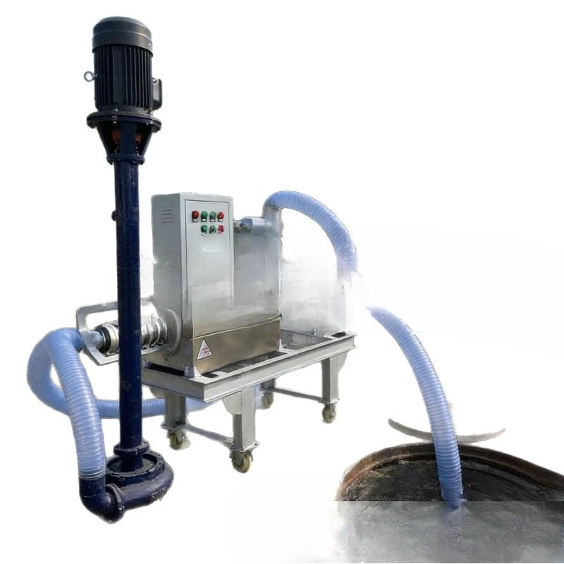 Farm manure extrusion dehydration Chicken manure Sheep manure Stainless steel solid-liquid separator