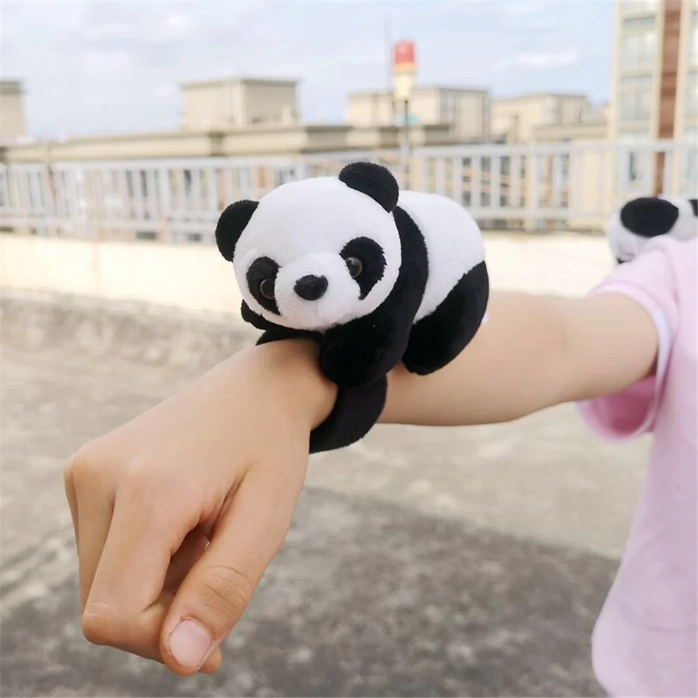 10CM Cute Panda Belt Toy , Stuffed Animal Decoration Doll Bracelet Belt Toy