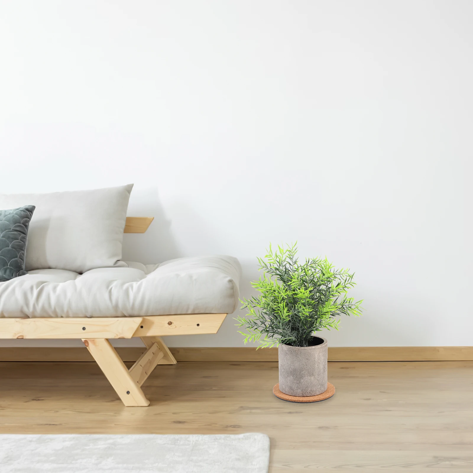 

2pcs Round Flower Pot Tray Cork Garden Coaster Indoor Plant Pad Floor Cushion Saucer 11cm 13cm 15cm