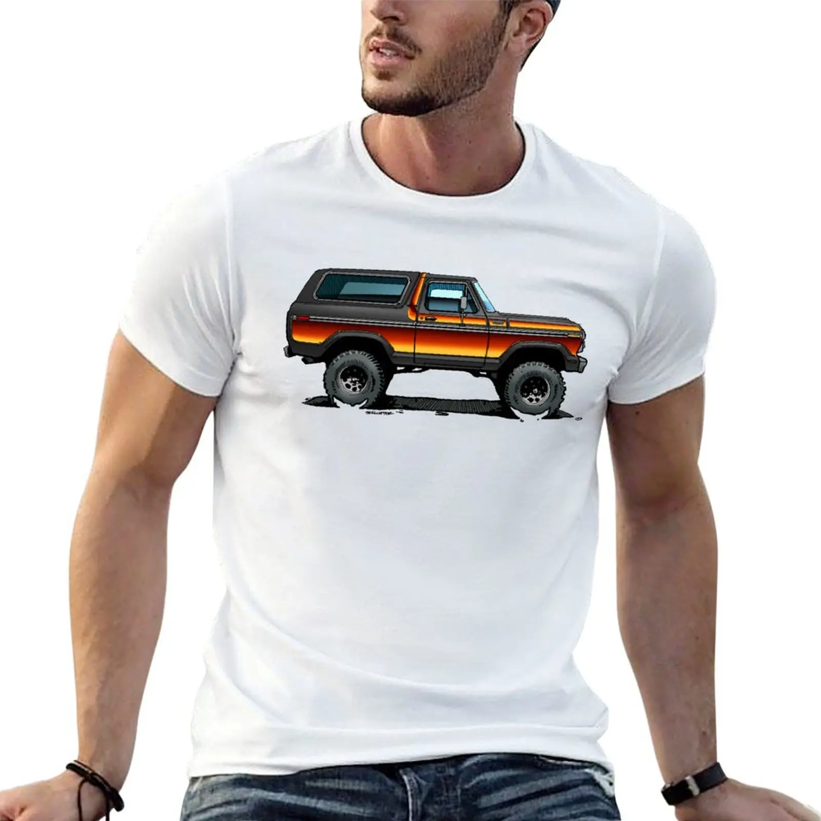 Bronco 2 - Free Wheeling Edition T-Shirt Gym Exercise Short Sleeve T-Shirt