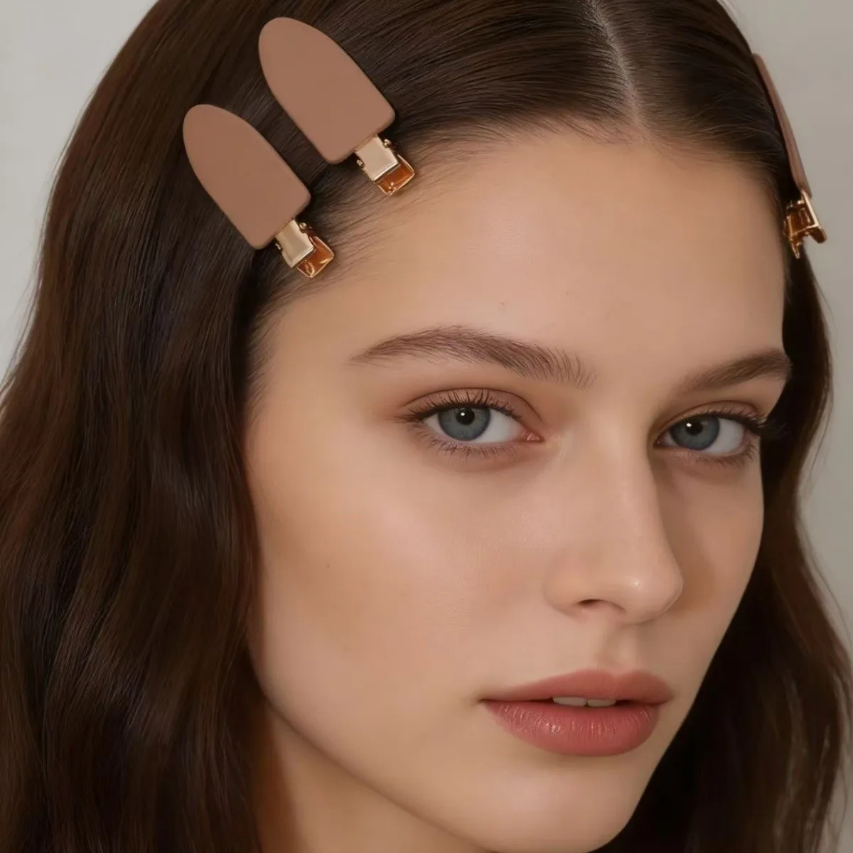 4PCS Matte No Bend Hair Clips Hairpins Women Candy Side Hair Barrettes No Crease Duck Bill Clips Makeup Girls Hair Accessories