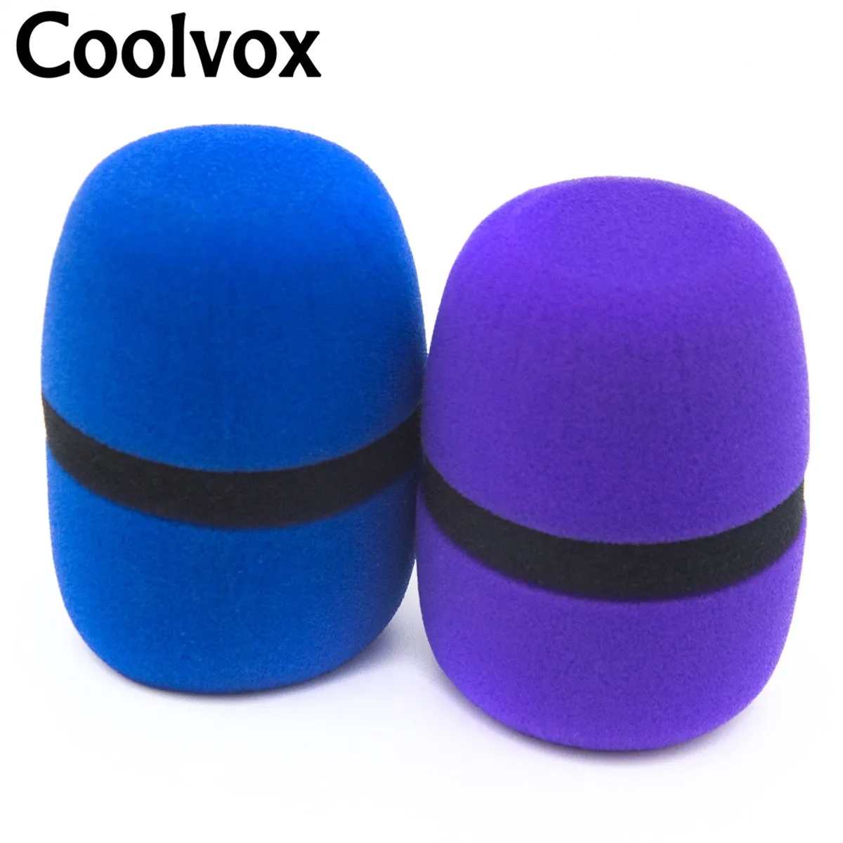 2pcs Flat Multi Color Foam Wireless Wired Microphone Sponge Cover Soft Foam Microphone Foam Windscreen for Shure Microphone