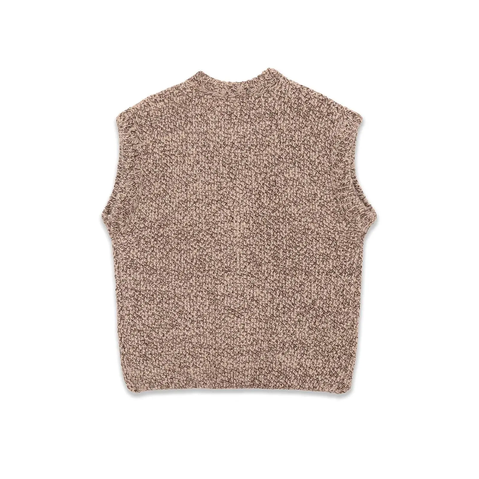 Women's Fashion Casual Chunky Knit Vest   LN7T