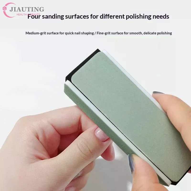1 Nail File 4-in-1 Buffing File Block Double Sided Polishing Plate Block Watch Strip Jade Instrument Play Gold Silver Jewelry