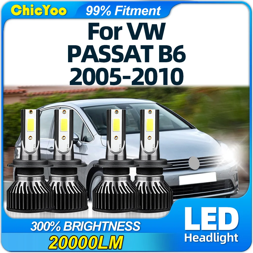 40000LM H7 Żarówki LED do reflektorów 240W CANBUS No Error Auto Lights 12V 6000K Do VW PASSAT B6 2005 2006 2007 2008 2009 2010