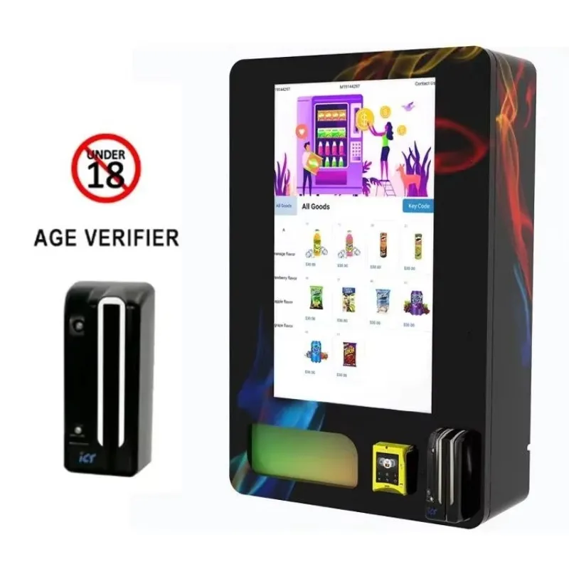 

Настенный торговый автомат на 32 дюйма с считывателем ID-карт для продажи табачных изделий и интеграцией SDK