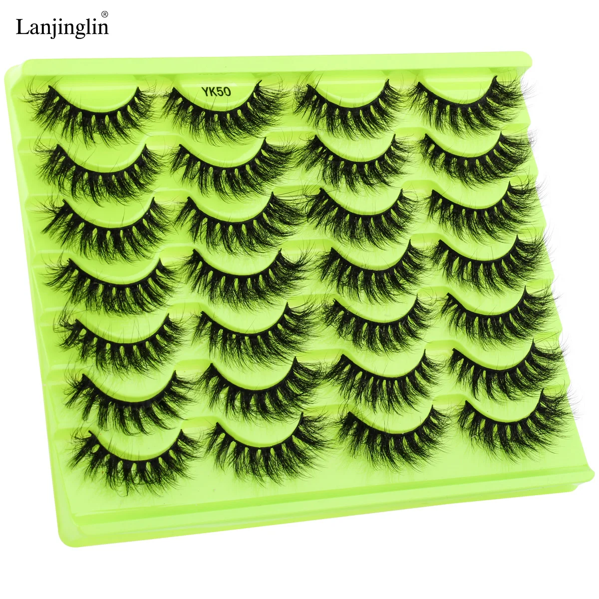 3/14/20 Pairs 3D Mink Lashes Natural Long Wispy Fluffy False Eyelashes Hand made Makeup Tool Fake Eyelash maquillaje Faux Cils