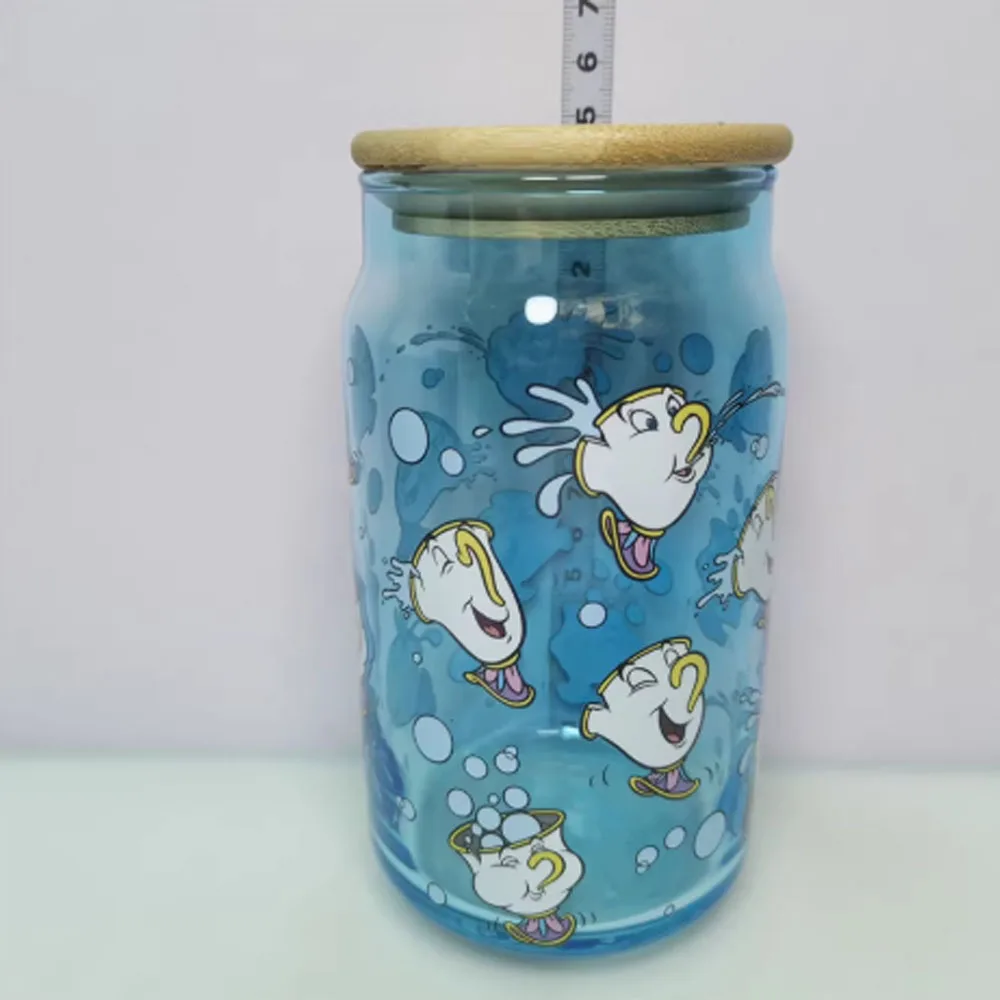 Disney Piękna i Bestia Kubek Figurka akcji Zabawki Pani Potts Chipsy Kubek do picia Kawy Wystrój domu Model Prezenty dla dzieci