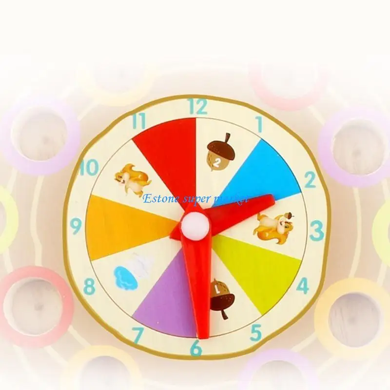 090b Toy Couleur Perle Clip Puzzle Toy pour bébé Fine Motor Companting Matching Toy Toddler Learning Gift