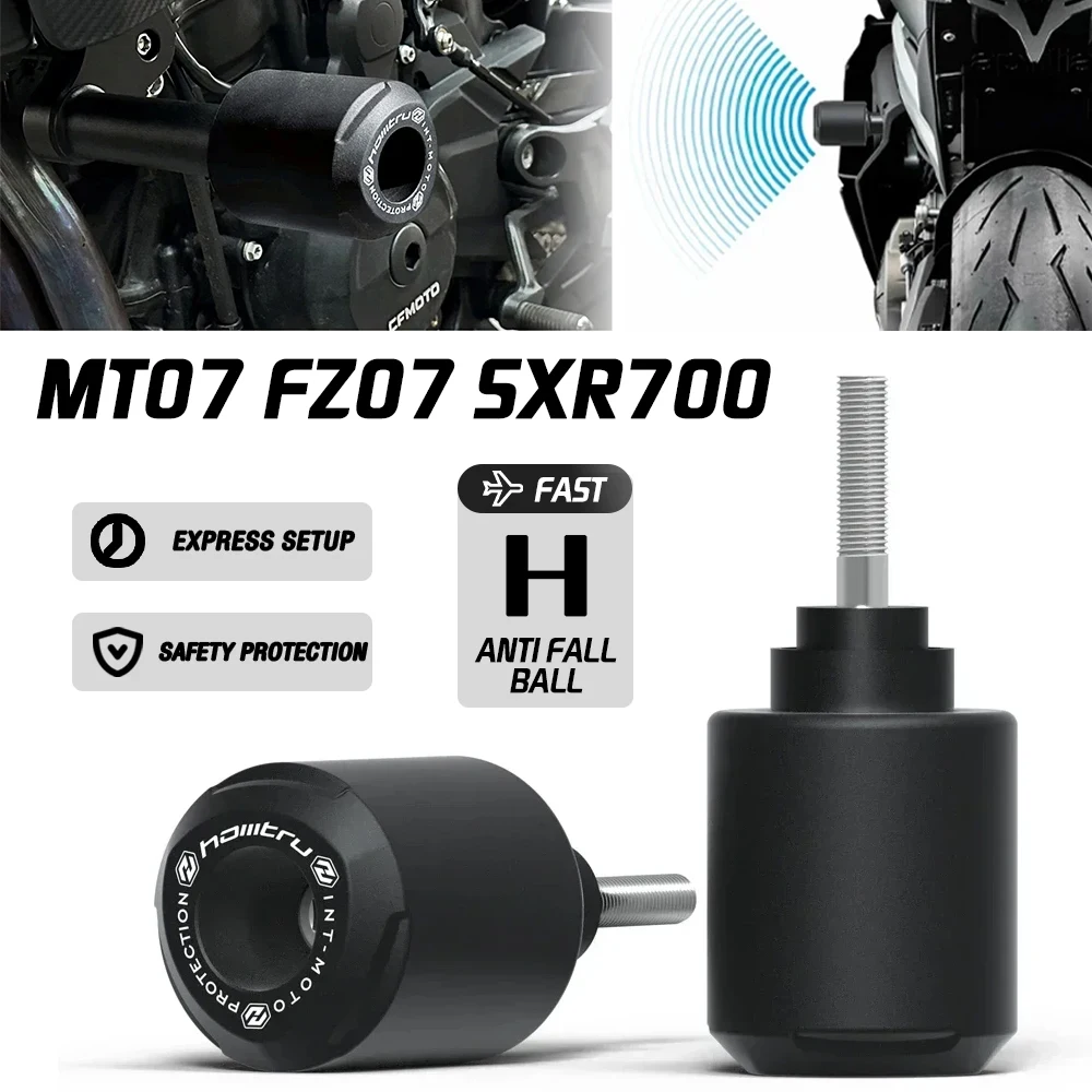 

For Yamaha Tracer 900 GT ABS XSR900 2015-2021 Motorcycle Bracket Fork Shaft Sliding Block Accessories Crash Wire Spoil Crash Pad