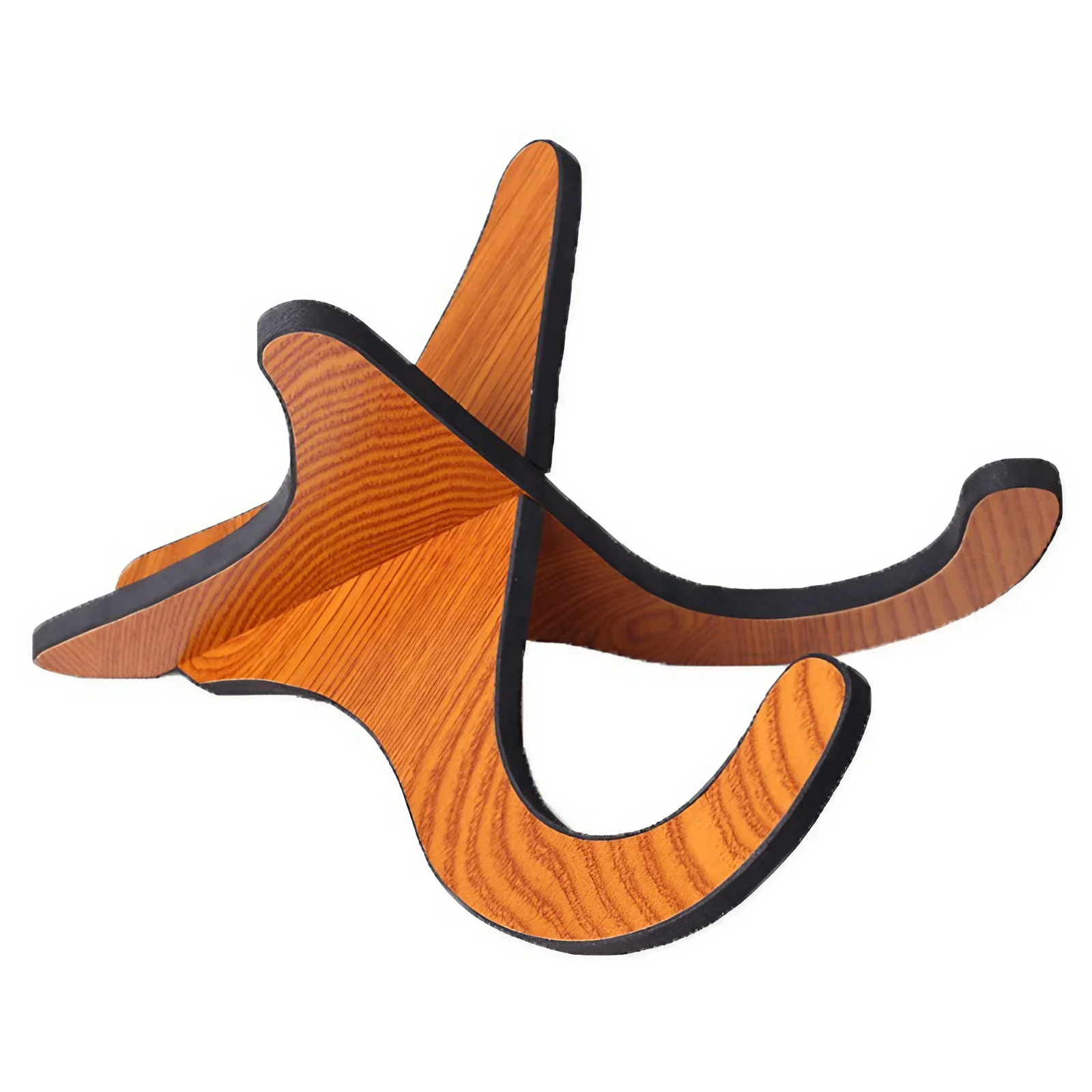 1 Paar Ukulelenständer aus Holz, verstellbarer Gitarrenhalter für Musikinstrumente, Zubehör, tragbarer Bambusständer – Detail 6