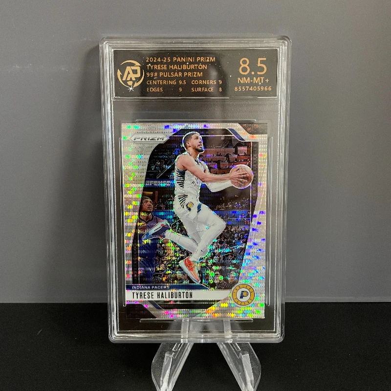 Toops Tyrese Haliburton Panini NBA Official Card Refractor Insert Graded Card Men Gift Basketball Star Card Collection view 5