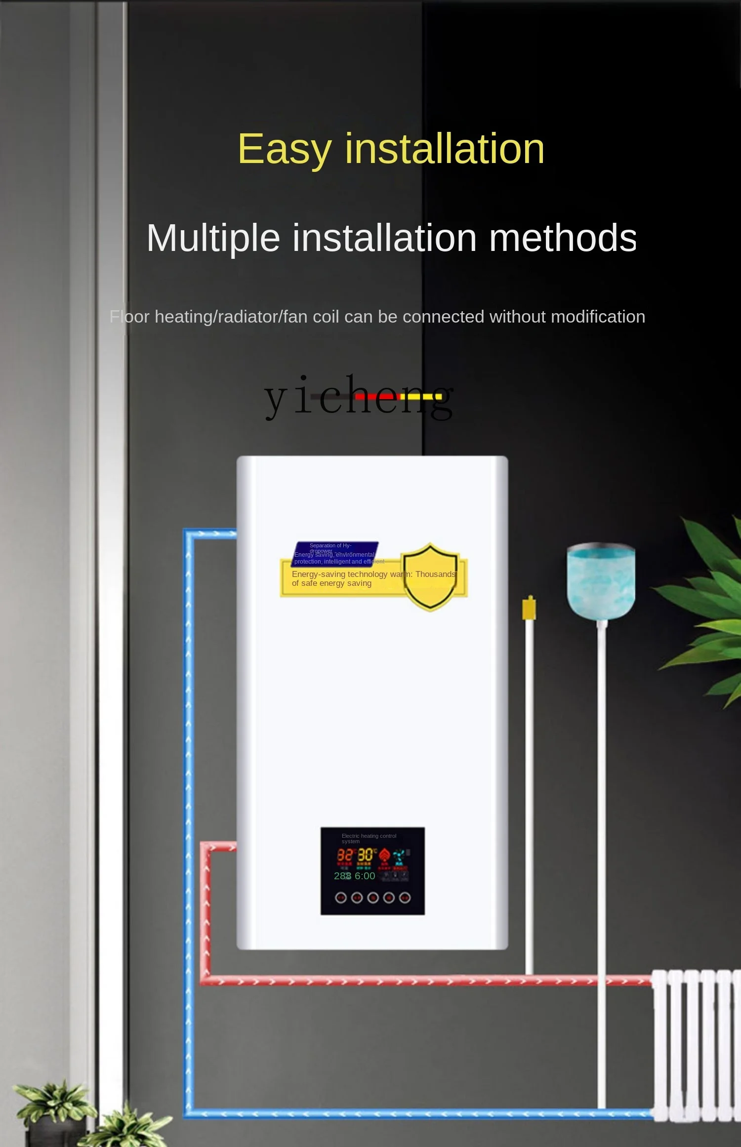 Tqh ohřev elektrický kotel domácnost ohřev sporák polovodič elektrický ohřev výheň třífázové venkov uhlí energie