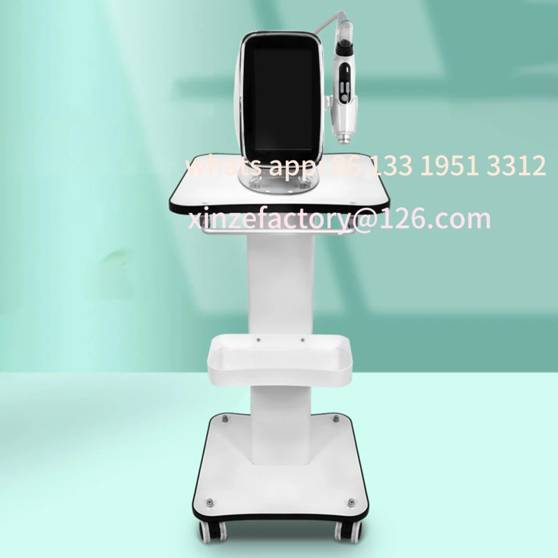 تخصيص 3 الطبقة الجمال المتداول عربة 360 درجة الدورية المهنية المحمولة صالون حلاقة المتداول عربة عربة التجميل #1