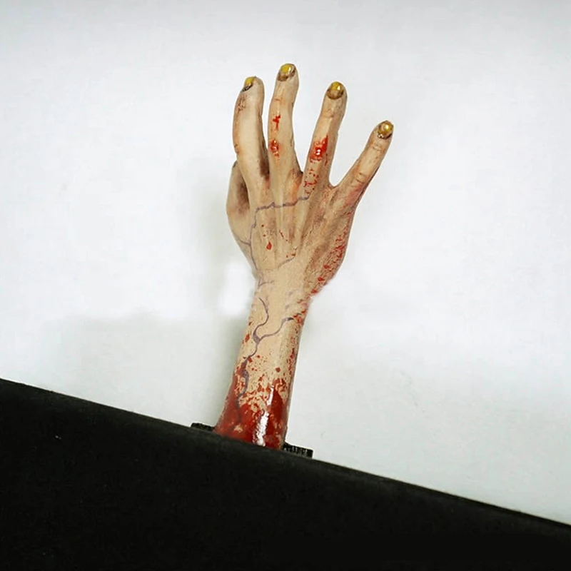 Creative Multifunctional Scary Hand Bookmarks Funny Resin Crafts Devil's Hand Bookmark Stationery Reading Tool Halloween Gifts