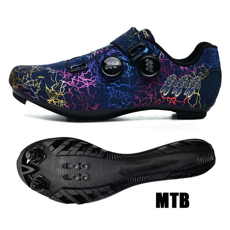 New Men Cycling Shoes Lightweight Breathable Road Cycling Shoes Outdoor Mountain Aff-Road MTB Shoes Men Cycling Sports Shoes