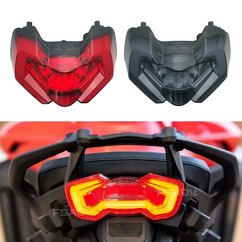 

Задний фонарь указателей поворота, стоп-сигнал, яркий свет, подходит для мотоцикла DUCATI Multistrada V4 V4S 1100 950 2021 2022 2023 2024