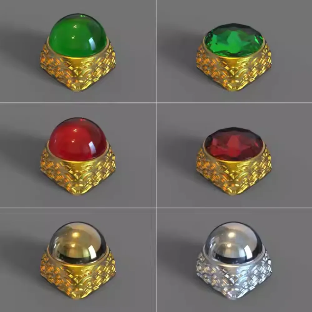 

Multicolored Gemstone Theme Keycaps Custom Artists Resin Cool Cherry 1U Key Caps for Mechanical Keyboard Game Accessories Gift
