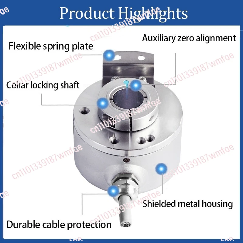 1024Ppr 8-15mm Hollow Shaft Incremental Encoder numerical control Machine Tool Rotary Encoder K50