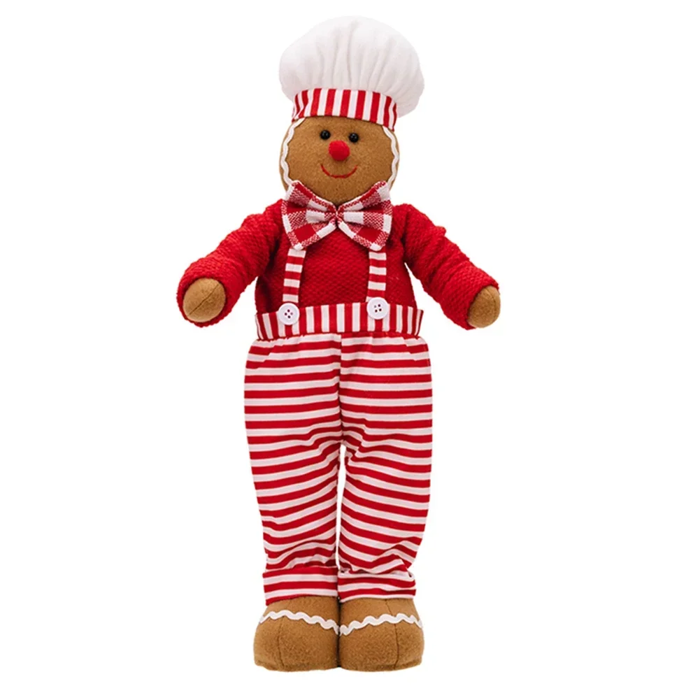 For Children Christmas Decorations Christmas Telescopic Doll Holiday Season Perfect Gifts Standing Chef Design