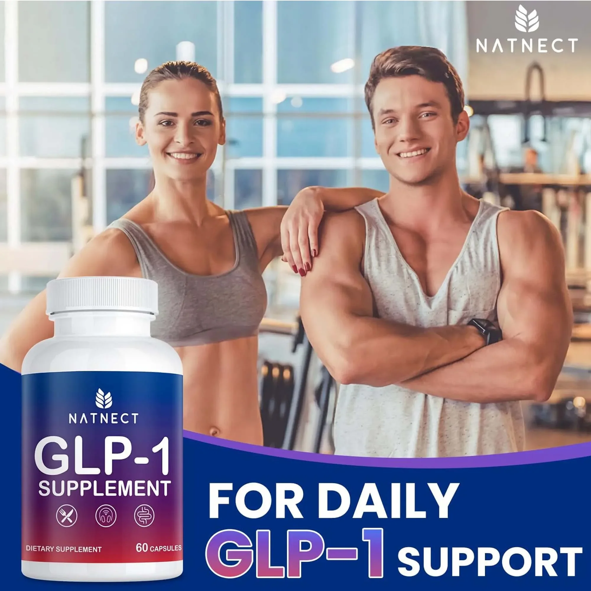GLP-1 Supplement - Promotes Metabolism, Reduces Appetite, and Support Gut and Digestive Health