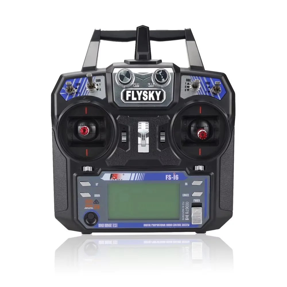 Flysky FS-i6X FS-i6 2.4G 6CH RC Transmitter Controller With FS-iA6 Receiver For RC Helicopter Airplane Quadcopter Glider Drone