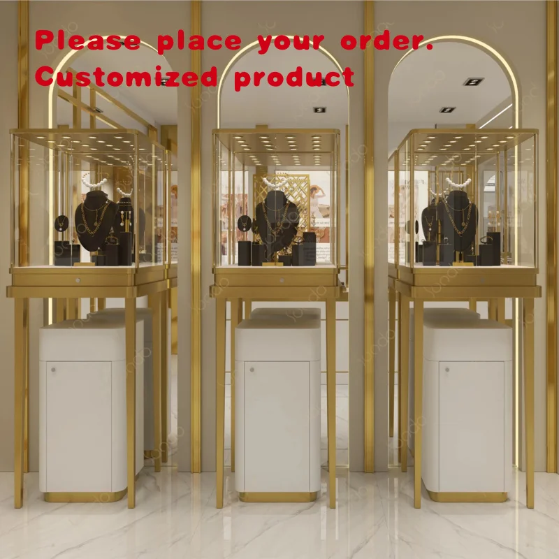 custom.Sundo Custom Jewelry Shop Design and Build with Display Showcase Commercial Retail Jewellery Store Wood Furniture
