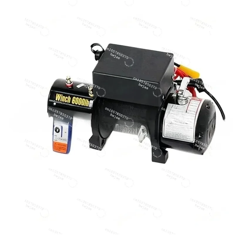 Electric Winch 12V Off-road Self-rescue Lifting Remote Control Crane