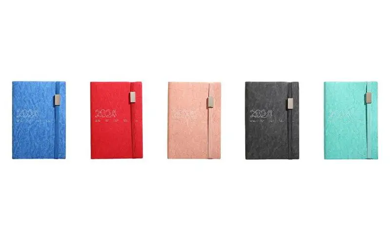 2024 Planner Notebook Agenda Book Weekly Monthly Planner Daily Undated Delicate  Notepad Work