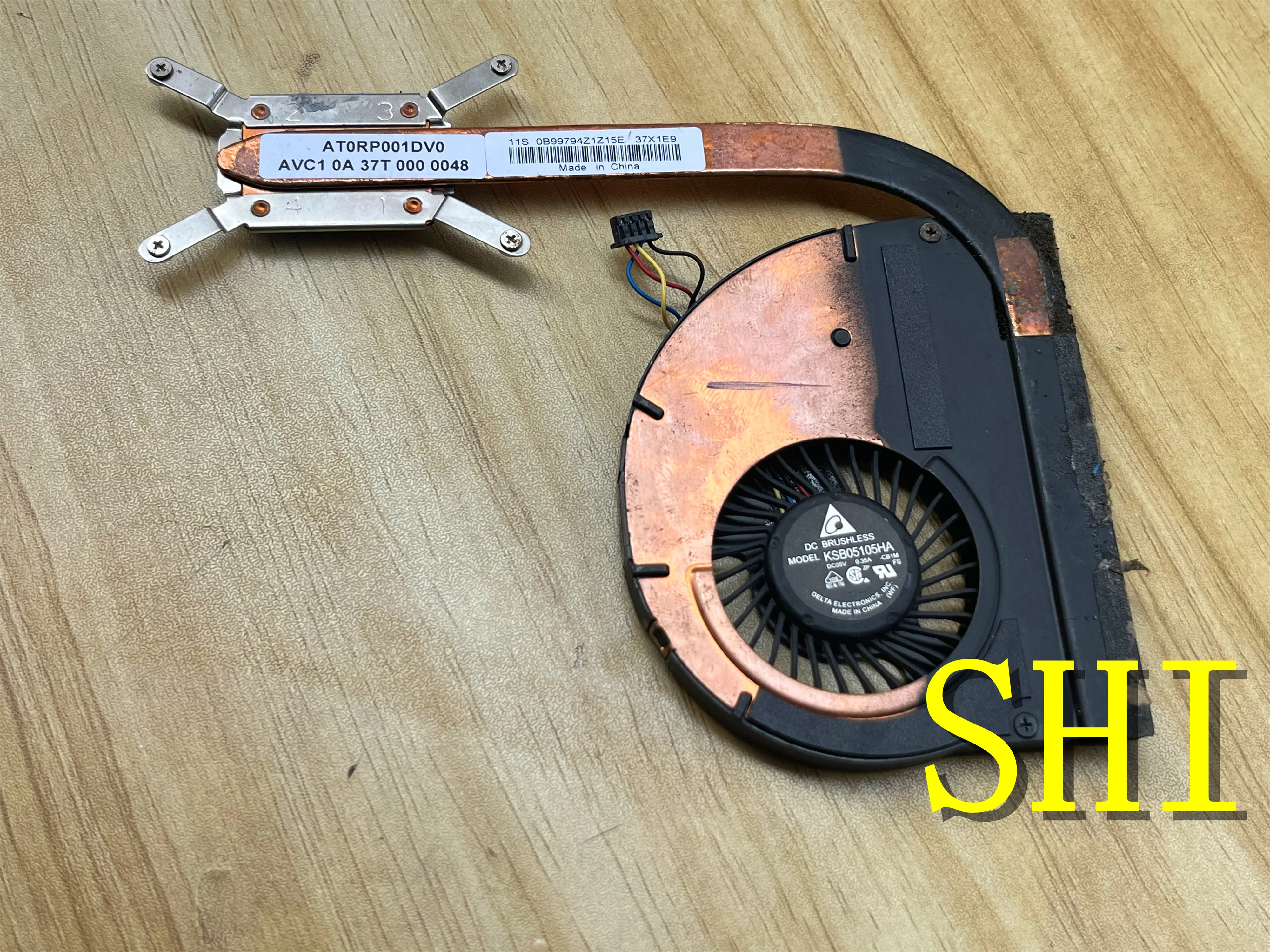 

Used AT0RP001DV0 for lenovo Thinkpad S230U laptop Cpu Cooling fan Heatsink Assembly Radiator Cooler Free shipping