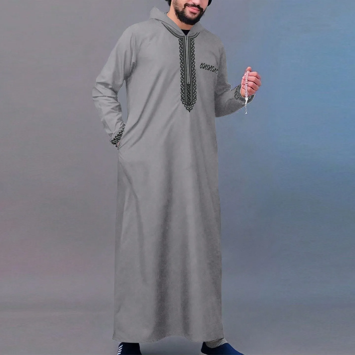 Hooded gray a