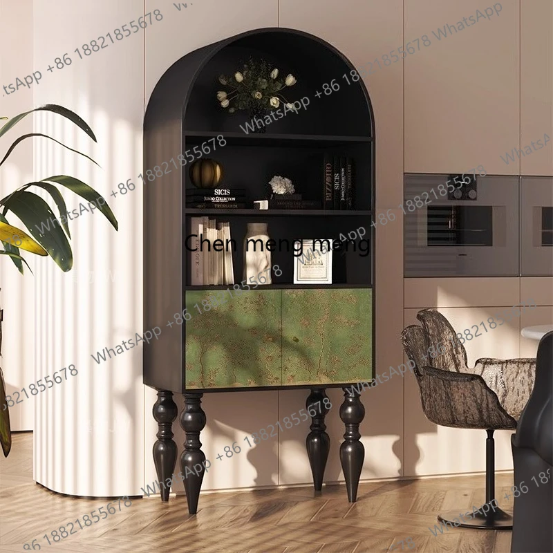 

Mid Century Design Display Cabinet elegant luxury Modern Creativity living room cabinet minimalist wooden gabinetes furniture