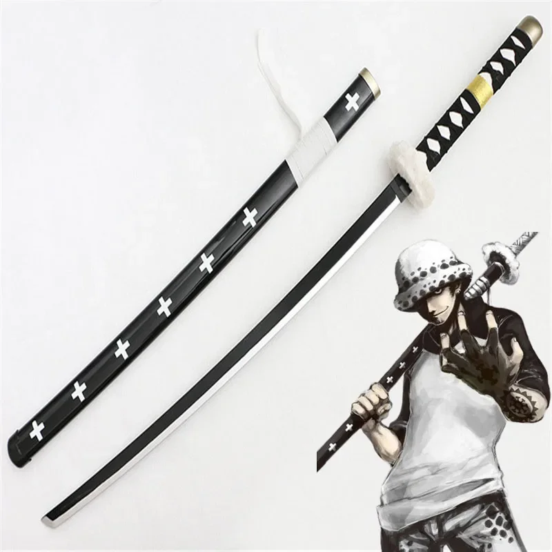 

104cm Anime Cosplay Trafalgar D Water Law Bamboo Assembled Sword Weapon Role Play Superb Trafalgar Law 41inch Katana Model