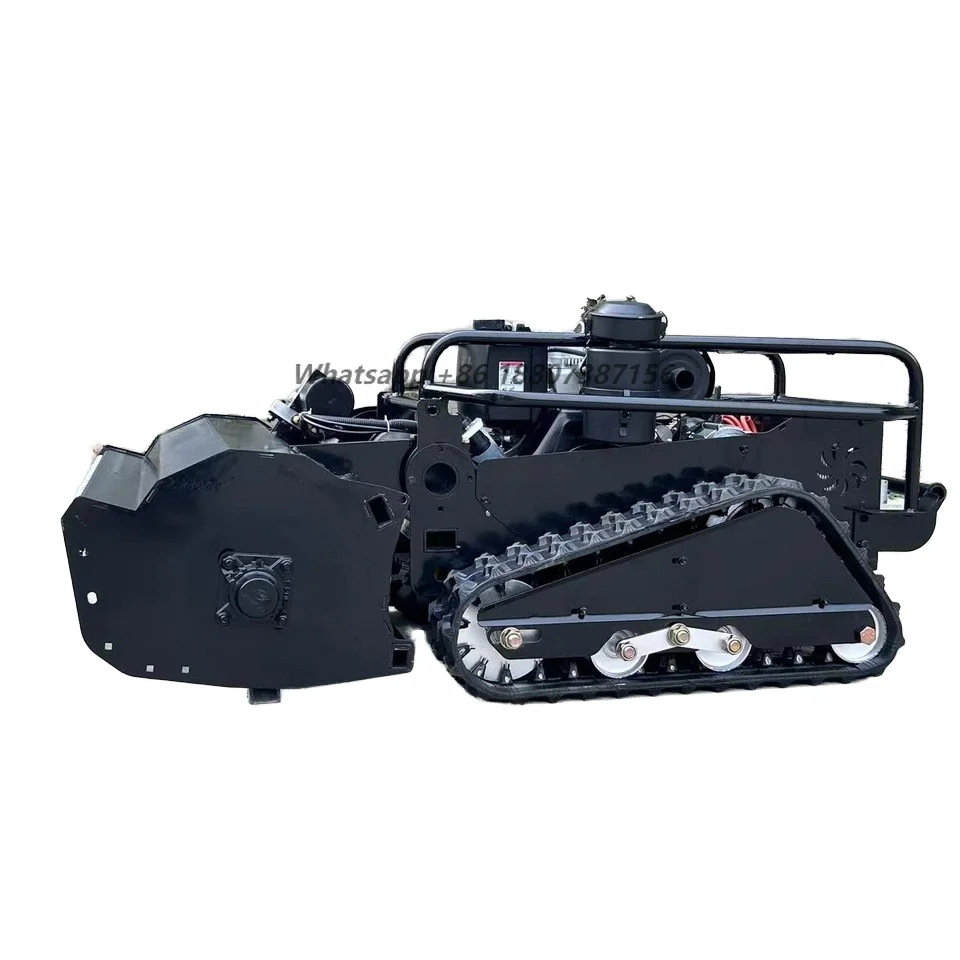 New All-terrain Agricultural Lawn Mower Tracked Remote Control Lawn Mower