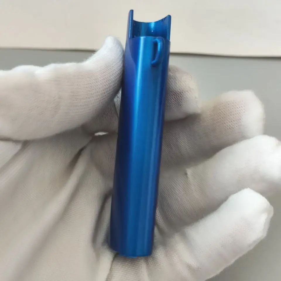Nuevo 1 funda de Metal para encendedor, carcasa compatible con encendedor de tamaño Bic J5, funda para encendedor azul, Protector para encendedor