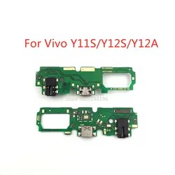 1pcs USB Charging Port Charger For Vivo Y11S For Vivo Y12S For Vivo Y12A Base Connector Microphone Replace Part.