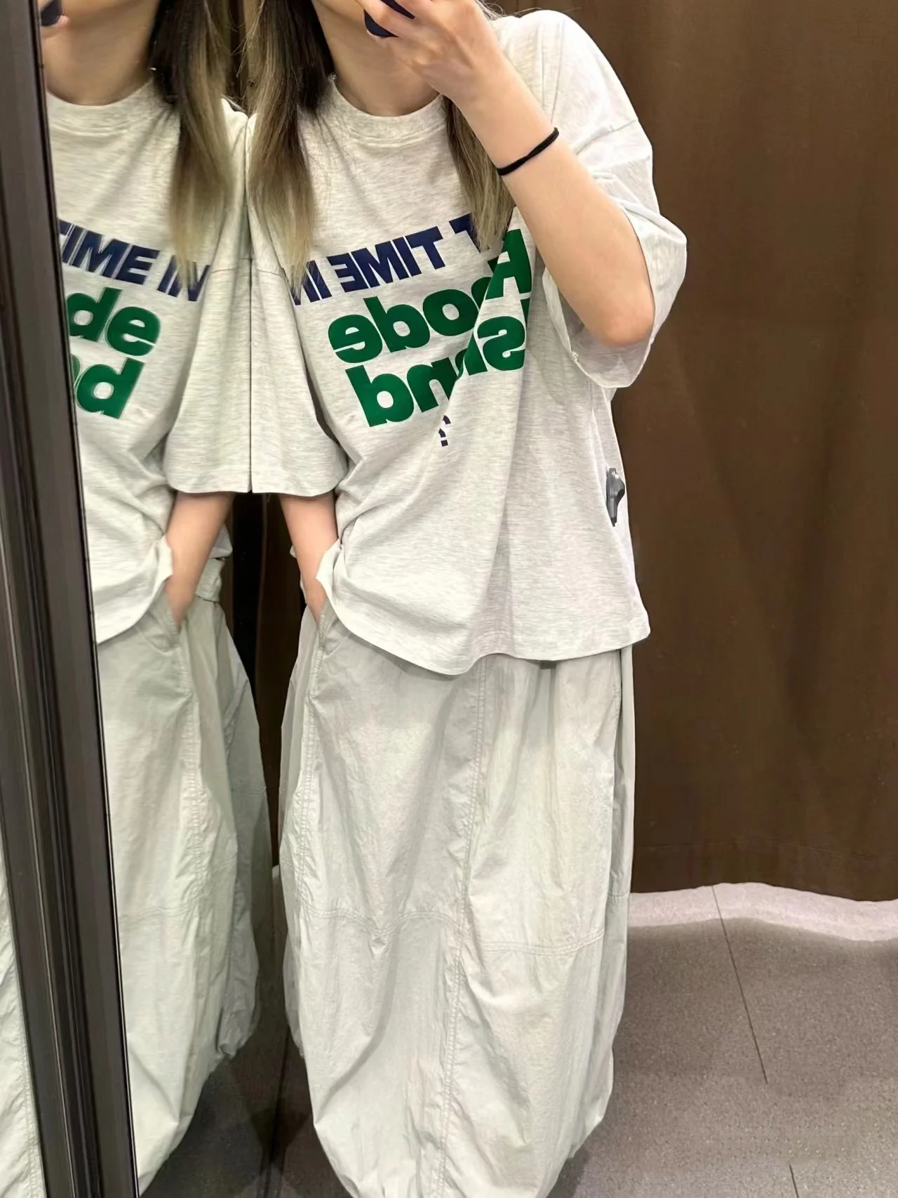 Sommer 2025, lockere Passform, Baumwolle, T-Shirt für Damen, Street Sle, bedruckt, ort Sve, Top, Neuankömmling, lässig, kreatives Design