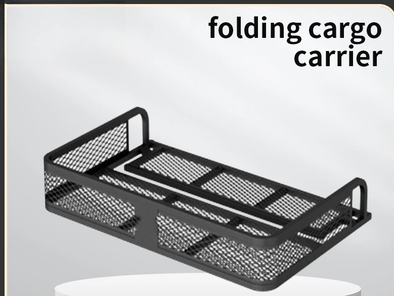 Folding cargo car off-road vehicle modification accessories black simple to use a variety of specifications