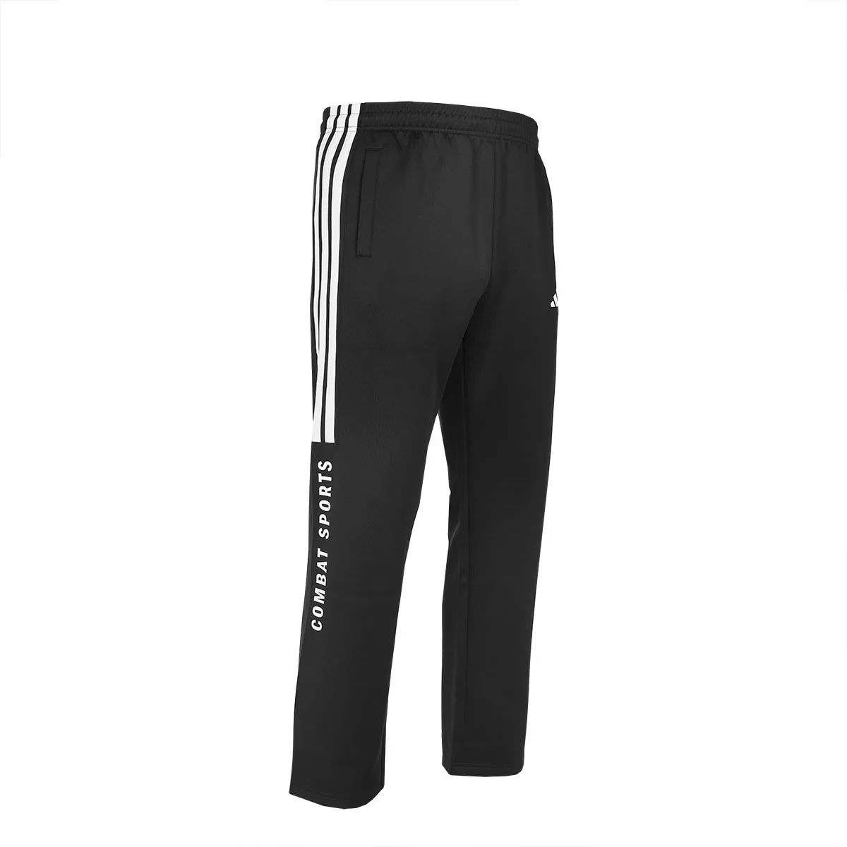 Adidas Men's 3 Stripes Side Zip Ankle Track Pants Breathable Quick Dry Training Joggers for Gym Football Workout Daily Wear