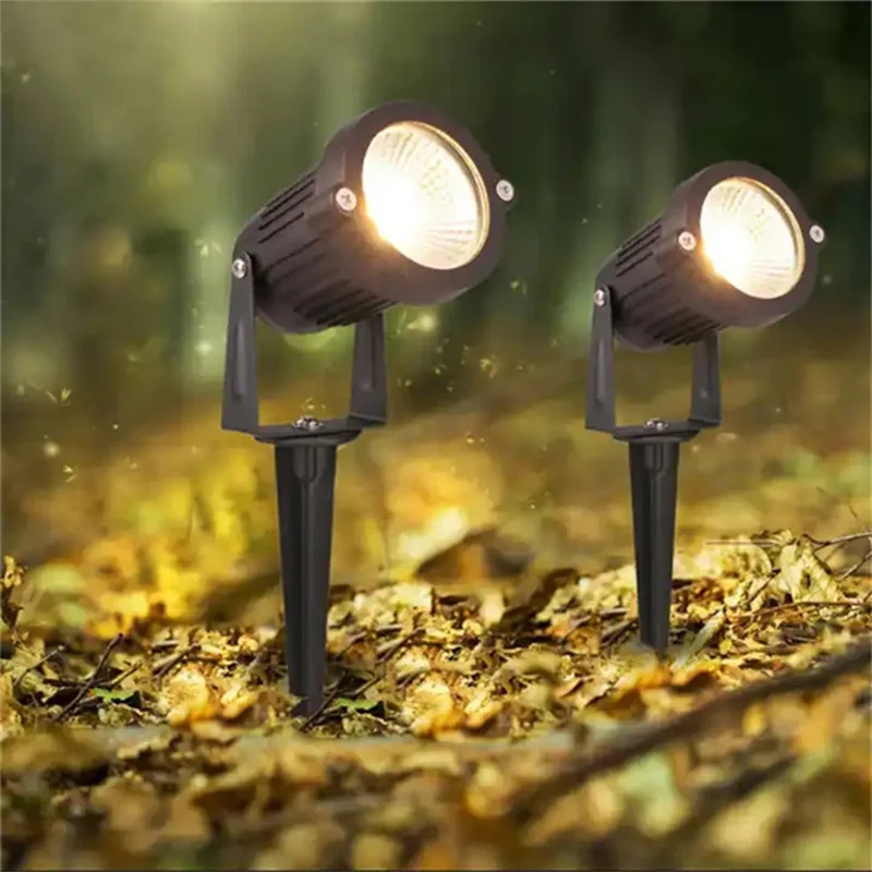 HHTL 4PCS Wasserdichte IP65 Garten Rasen Lampen LED Rasen Licht Spike Birne Außen Beleuchtung Für Garten