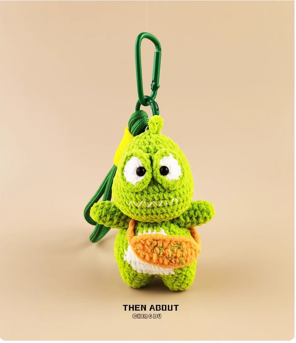 Cute social fear dinosaur bag pendant pendant Keychain pendant advanced creative gift.