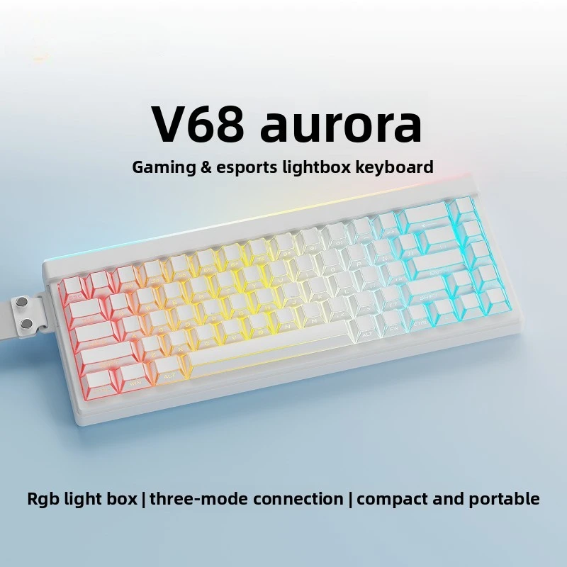 v68-aurora-tri-mode-wired-wireless-keyboard-optional-mechanical-feel-rgb-light-box-gaming-office-keyboard