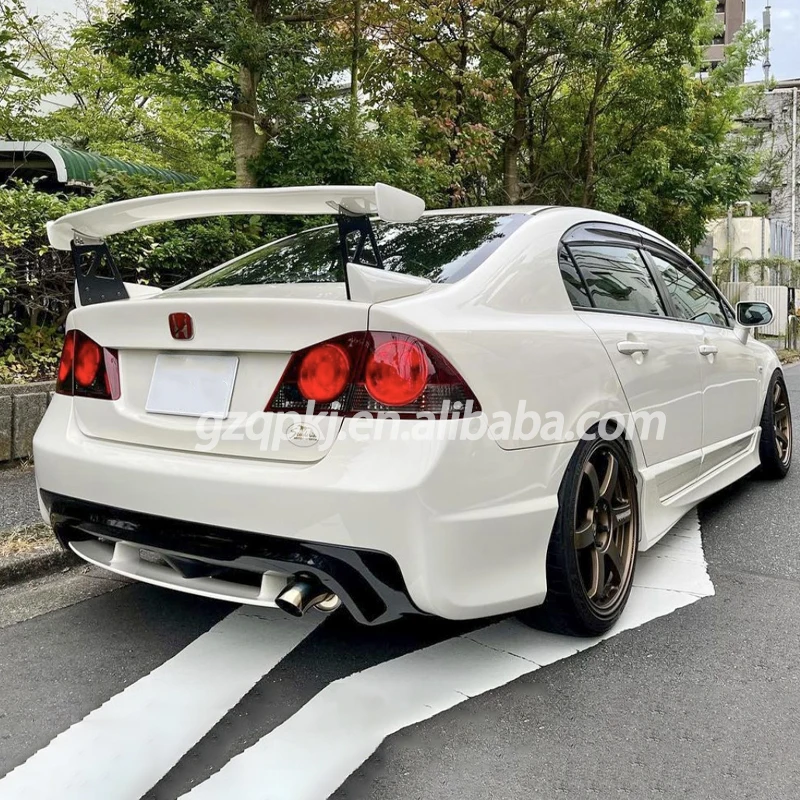 for eighth-generation Honda Civic FD2 upgrade TYPE-R carbon fiber spoiler diffuser Civic mugen spoiler