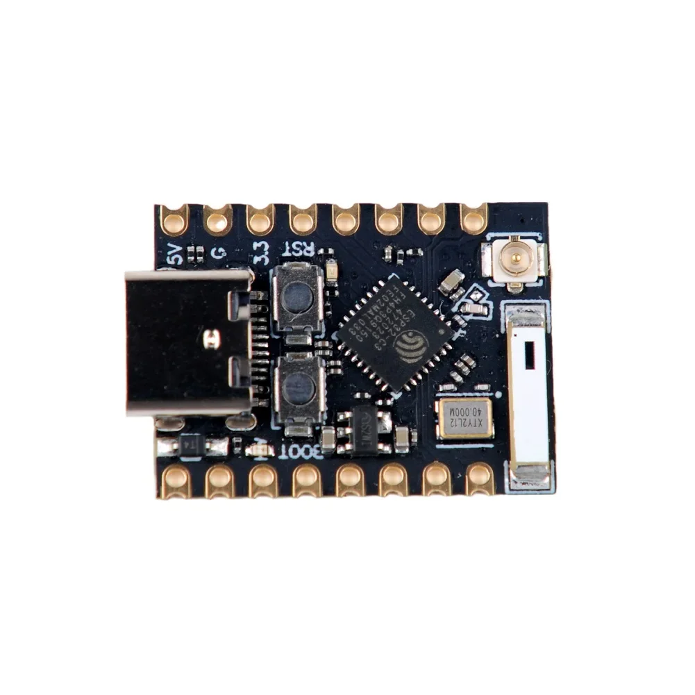 4 Uds ESP32-C3 Super Mini Wifi Placa de desarrollo de dientes azules con interfaz ESP32-C3_Mini_V1/2,4G antena de ganancia 3DBI