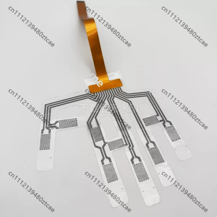9-DOF Electronic Skin & Data Glove Flexible Strain Sensing Glove For Wearable Robot Research